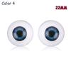 20mm 22mm 24mm Animal Accessories Real Like Baby Toy Realistic Dolls Eyes Half Round Hollow Eyeballs