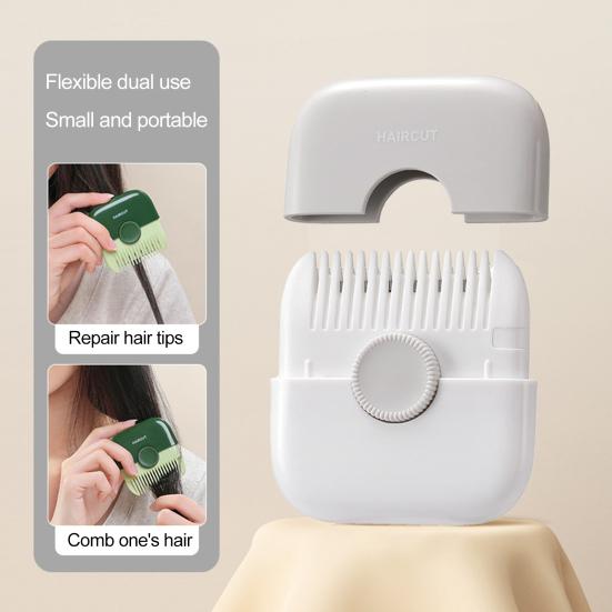 Точилка для волос, портативная расческа «два в одном», съемное лезвие, легко чистится, домашняя стрижка для студентов и детей