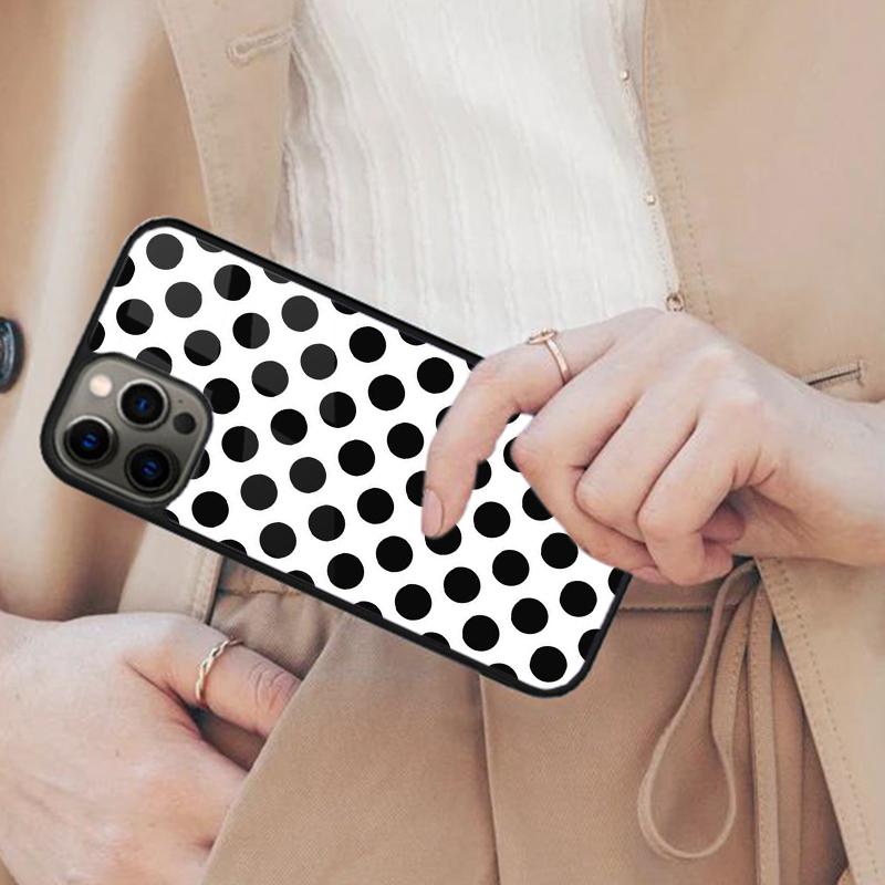 Polka Dot Magnetic Phone Case For APPLE iPhone 17 Air 16 14 13 12 Pro Max 15 Plus Wireless Charge With MagSafe Cover