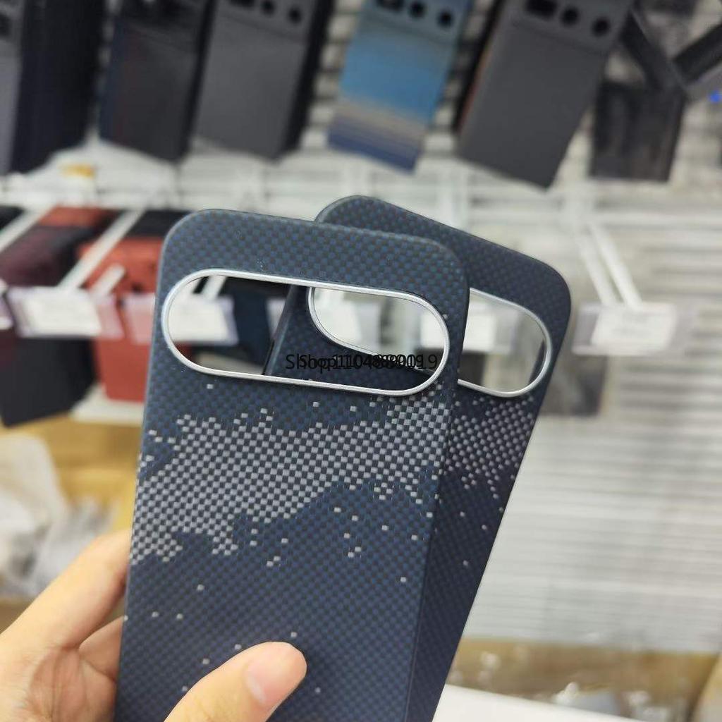 Ультратонкий Магнитный Чехол из Углеродного Волокна 600D для Google Pixel 10 9 / 9 Pro / 9 Pro XL Чехлы с Поддержкой Magsafe Покрытие из Арамидного Волокна
