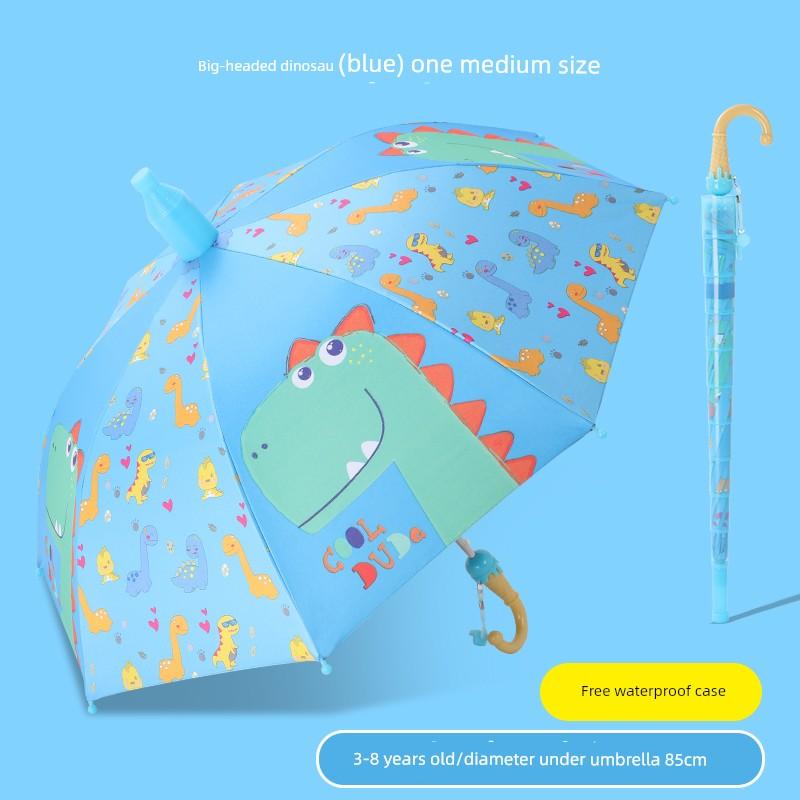 Sun Protection Umbrella for Girls and Children, Long Handle with Waterproof Cover, Suitable for Kindergarten, Primary School Students, Boys, and