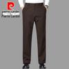 Pierre Cardin Мужские эластичные брюки прямого кроя в стиле business casual