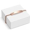 39mm Smooth Stainless Steel Hollow Butterfly Charm Adjustable Bracelet Women Geometric Fashion Jewelry
