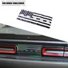 Carbon Fiber Rear Taillight Central Decor Sticker Decal For Dodge Challenger 15+
