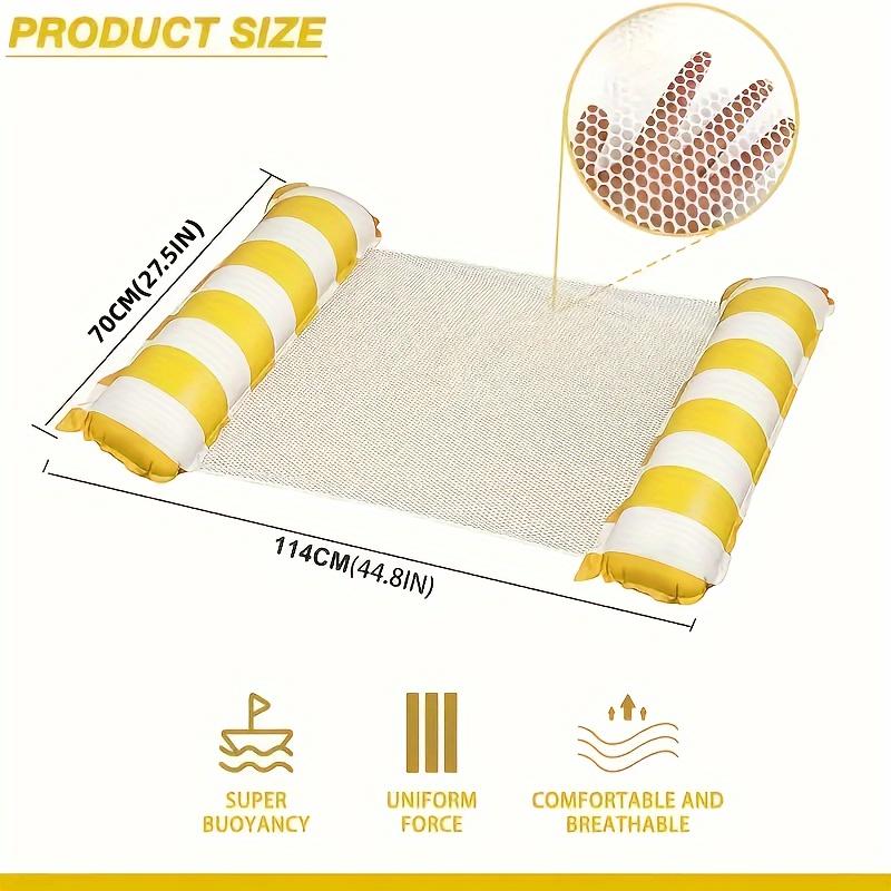 Портативный гамак для бассейна 4-в-1 — идеально подходит для путешествий и вечеринок у бассейна — многофункциональное кресло для отдыха с плавающим дизайном