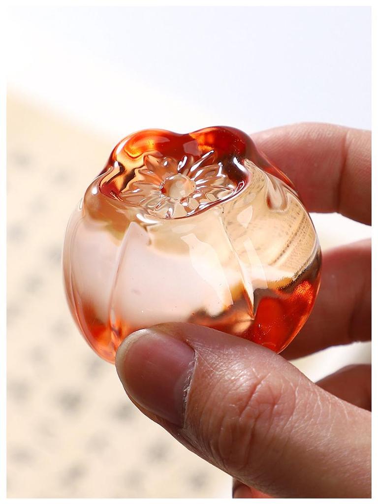 Хрустальный пресс-папье и линейка 'Цветок груши': Элегантный декор для каллиграфии, живописи и милого чайного питомца.