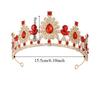 Барочная Корона с Горным Хрусталем для Конкурса, Многоцветная Корона Королевы/Принцессы, Свадебная Корона, День Рождения