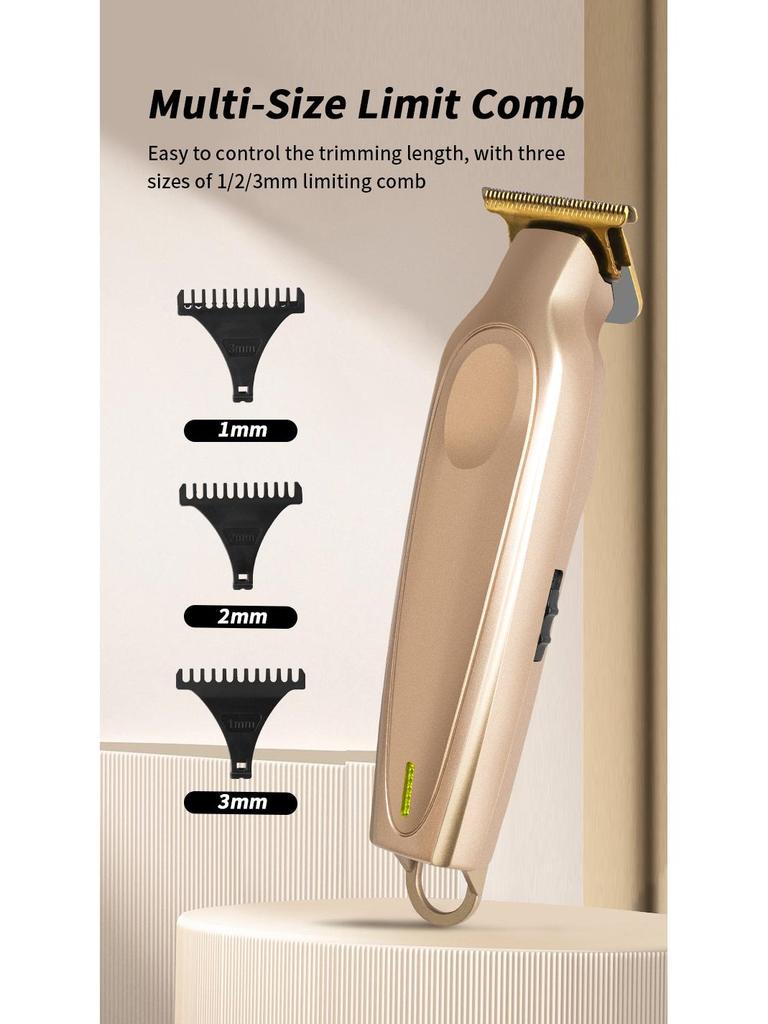 Профессиональная USB-перезаряжаемая электрическая машинка для стрижки волос Carving