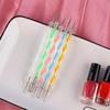 Acrylic Double Head Nail Nail Pencil Double Head Screw 5 Trinkets Dot Drill Nail Polish Glue Dot Paint Bead Sketch Dot Pen
