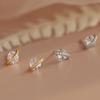 Серьги с одним бриллиантом и планетой, набор бриллиантовых серег, женский темперамент, личность, изысканные серьги