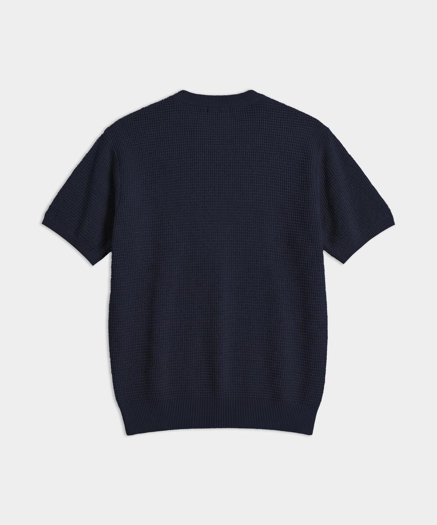 BIRBANTE Summer Washable Essential Round Knit - Dark Navy