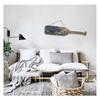 Wooden Mediterranean Style Paddle Pendant Fishing Starfish Ropes Ocean Elements Cafe Bar Multi-functional Wall Decoration