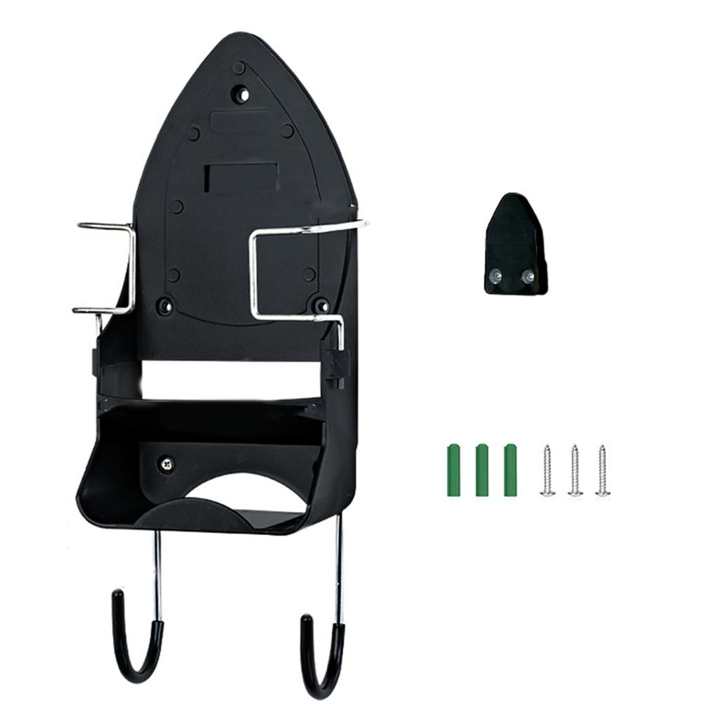 Прочный железный держатель-органайзер с крючками для эффективного хранения дома и экономии места