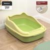 Extra Large Semi-Enclosed Anti-Splash Cat Litter Box