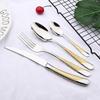 Gold Tableware Cutlery Set 304 Stainless Steel Flatware Kitchen Dinner Fork Spoon Knife Western Dinnerware Set Home Party