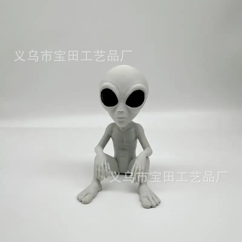 Статуэтка пришельца украшение для дома настольный декор фигурка поделка Рождественское украшение для сада