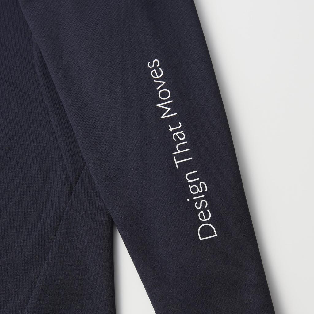 DESCENTE Волейбольная футболка с длинным рукавом Easy Arm Flying Yuki темно-синяя, Движение, Прием, Исикава,