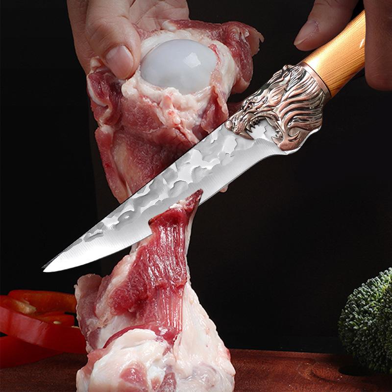 Нож Bonig из нержавеющей стали, походные ножи для рыбы, мясной тесак, нож для пилинга, профессиональные кованые кухонные ножи ручной работы для шеф-повара