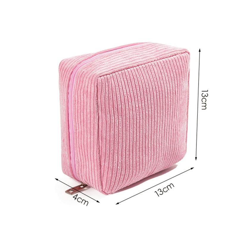 Portable Sanitary Towel Storage Bag Travel Mini Cosmetics Lipstick Organizer Bag Tampon Storage Bags Pads Pouch Makeup Organizer