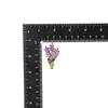 Flower Lavender Women Brooch Crystal Crystal Lavender Lapel Pins  Party