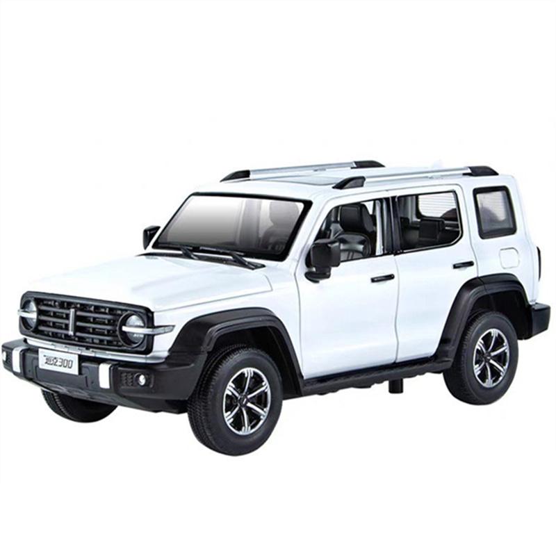 Внедорожная версия 1:24 Tank 300 SUV, модель автомобиля из сплава, литая под давлением металлическая игрушка, внедорожники, модель автомобиля, звук и свет, подарки для детей