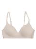 Japanese simple seamless underwear women's thin small breasts gather and pull up the support to prevent sagging breathable bra cover