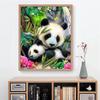 5D DIY Симпатичная панда Алмазная дрель Diy Kit Полная дрель Украшение дома