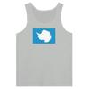 Débardeur - Drapeau de l'Antarctique - Gris - 100% хлопок - Coupe ajustée - Mixte