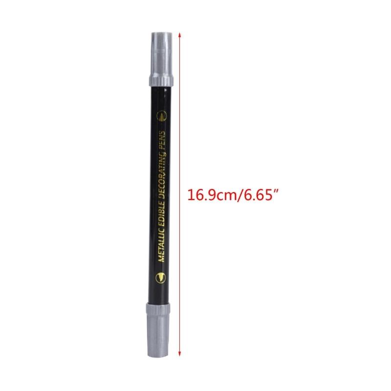 Пищевые маркеры Color Double Sided Edible Food Coloring Marker с тонким и толстым наконечником, пищевой маркер для DIY
