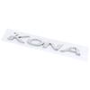 ABS 3D Accessories Decals for Hyundai KONA 2015-2024 Chrome Car Logo Emblem Rear Letters Nameplate Car Trunk Badge Stickers XX45