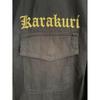 Used Beautiful condition, Karaku-Tamashii, one-piece overalls, Fujin Raijin embroidery, black, M
