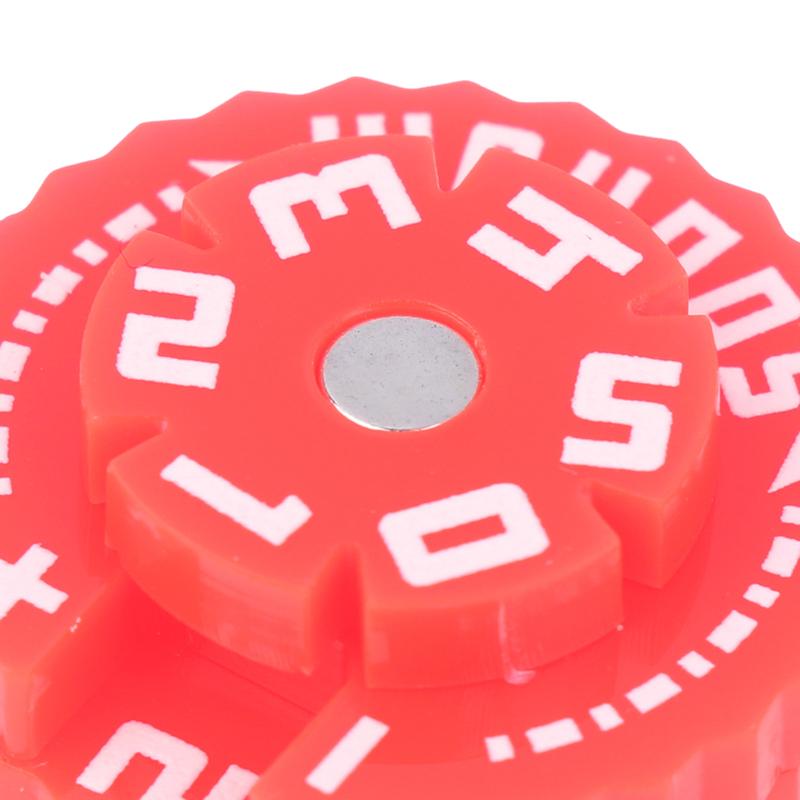 Высококачественный 25-миллиметровый счетчик ран 0-59 случайных цветов, инновационный и практичный счетчик для настольных игр