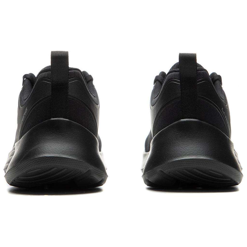 Li-Ning Легкие мягкие кроссовки Rebound Casual для бега, мужские кроссовки черного цвета ARSU069-4