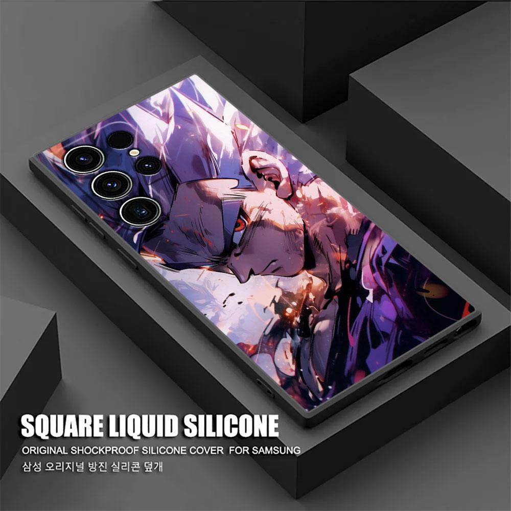 Phone Case For Samsung Galaxy S26 Ultra Cases S25 FE S24 S23 S21 Ultra S20 S24 FE S22 Plus Black Cover D-Dragon Goku Balls Anime
