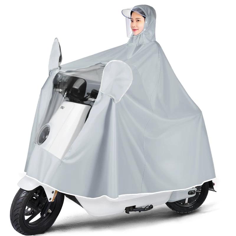 Raincoat for Electric Vehicles, Men's and Women's Models, New Long Version for Electric Bicycles and Motorcycles, Full-Body Storm-Proof Rain Poncho