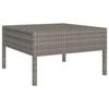 Maison Exclusive - Salon de jardin 8 pcs avec coussins résine tressée gris