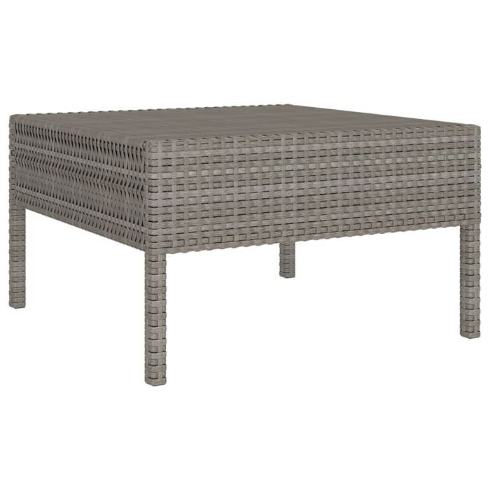 Maison Exclusive - Salon de jardin 8 pcs avec coussins résine tressée gris