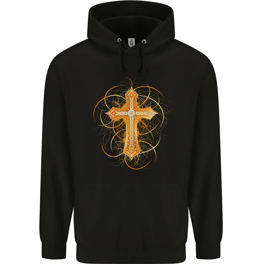 Christian Cross Medieval Fantasy Gothic hoodie