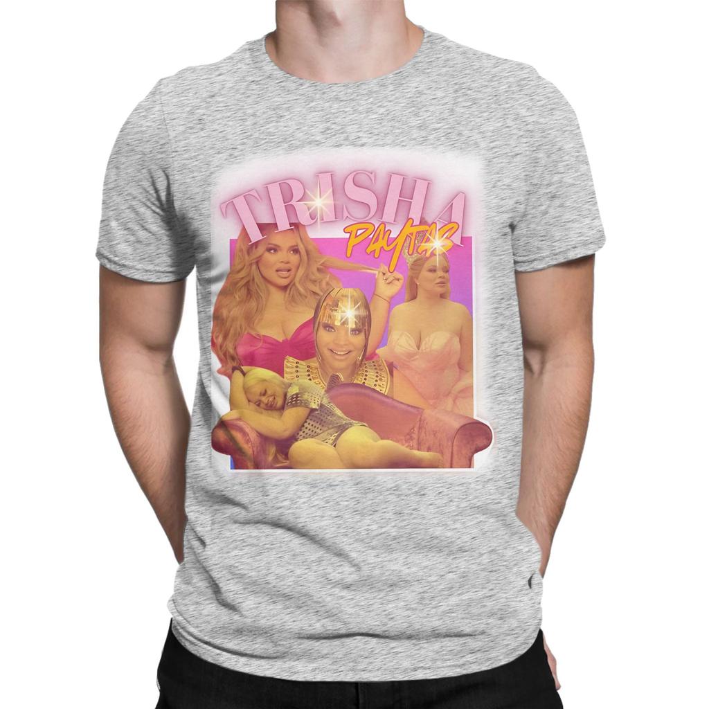 Trisha Paytas Bootleg Vintage T Shirts For Unisex Pure Cotton Funny Tshirt Round Neck Tee Shirt Short Sleeve Clothing Printed