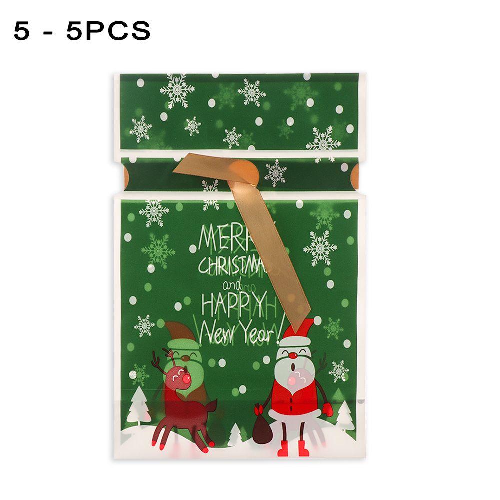 Pastry Tool Santa Claus Cookies Handmade Soap Gift Bags Christmas Decor Candy Package Drawstring