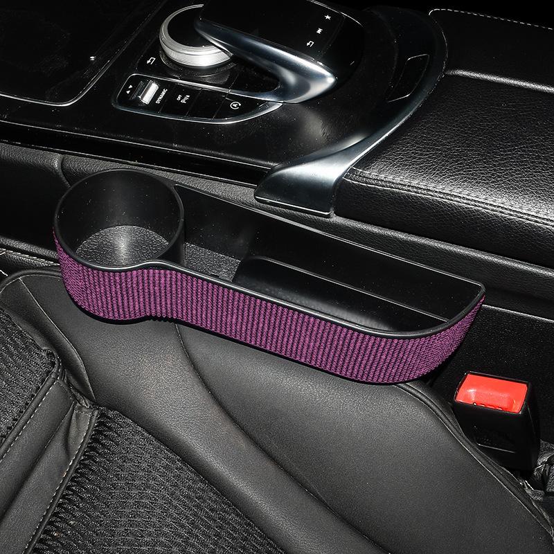 Автомобильное сиденье Gap Crevice Storage Box Crystal Drink Cup Gap Holder Organizer Phone Cup Bottle Holder Bling Car Accessories for Woman
