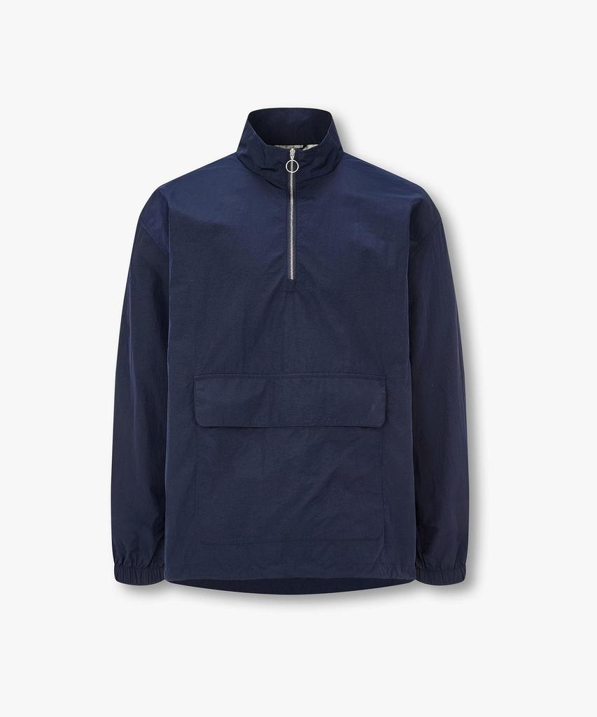 Man On The Boon Nylon String Hem Anorak_Navy 4716109022