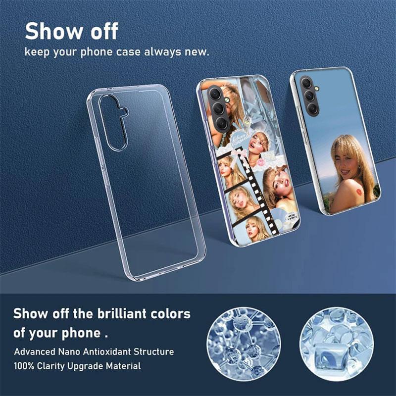 Чехол для телефона Singer S-Sabrina C-Carpenter для Samsung Galaxy A54 A14 A24 A34 A17 A37 A57 A55 A35 A25 A15 A16 A26 A36 A56 A13 A23 A