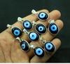 Evil Eye Gemstone 925 Sterling Silver Plated Handmade 5 PCs Fancy Pendants Jewelry SEN-119