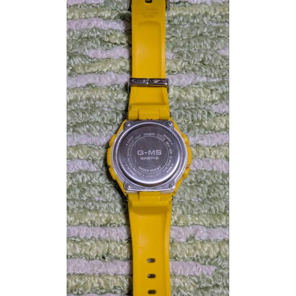 Used CASIO Baby-G MSG-400 Watch Yellow