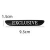 For Mercedes Benz 3D Metal EXCLUSIVE Side Fender Stickers Emblem Badge Car Styling Accessories for Mercedes Benz VITO C180 W205 W213 E300 E200 AMG