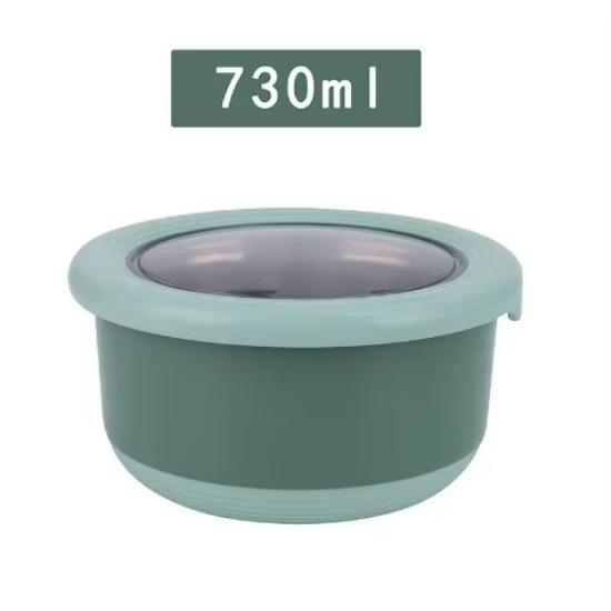 Коробка для хранения свежих продуктов из нержавеющей стали, герметичная миска для еды, не допускающая ожогов, с крышкой, кухонная герметичная миска для еды, коробка для хранения свежих продуктов