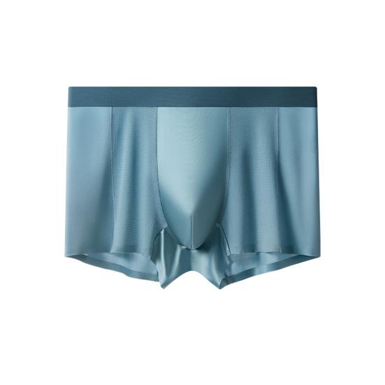 Мужское нижнее белье боксеры со средней посадкой, облегающего кроя, высокая эластичность, шорты-брифы, дышащий дизайн с отверстиями, гладкие трусы с U-образной выпуклостью