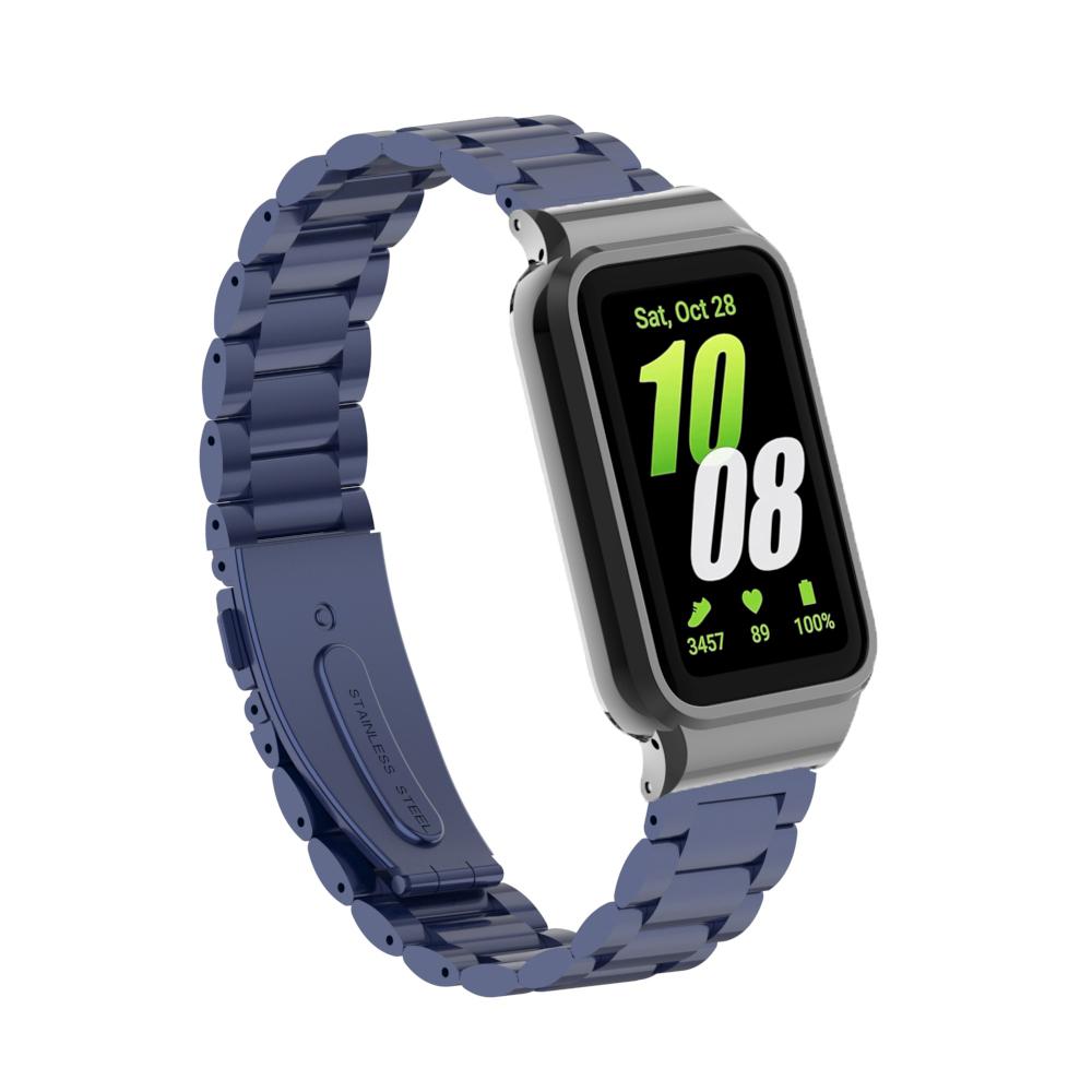Ремешок + чехол для Samsung Galaxy Fit 3 SmartWatch, аксессуары для samsung galaxy fit 3, металлический браслет, защитный чехол, рамка