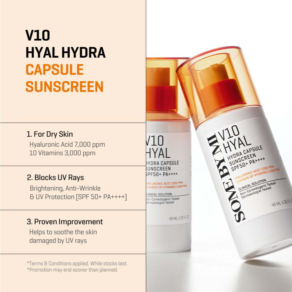 SOME BY MI V10 Hyal Hydra Capsule Солнцезащитный крем 40 мл